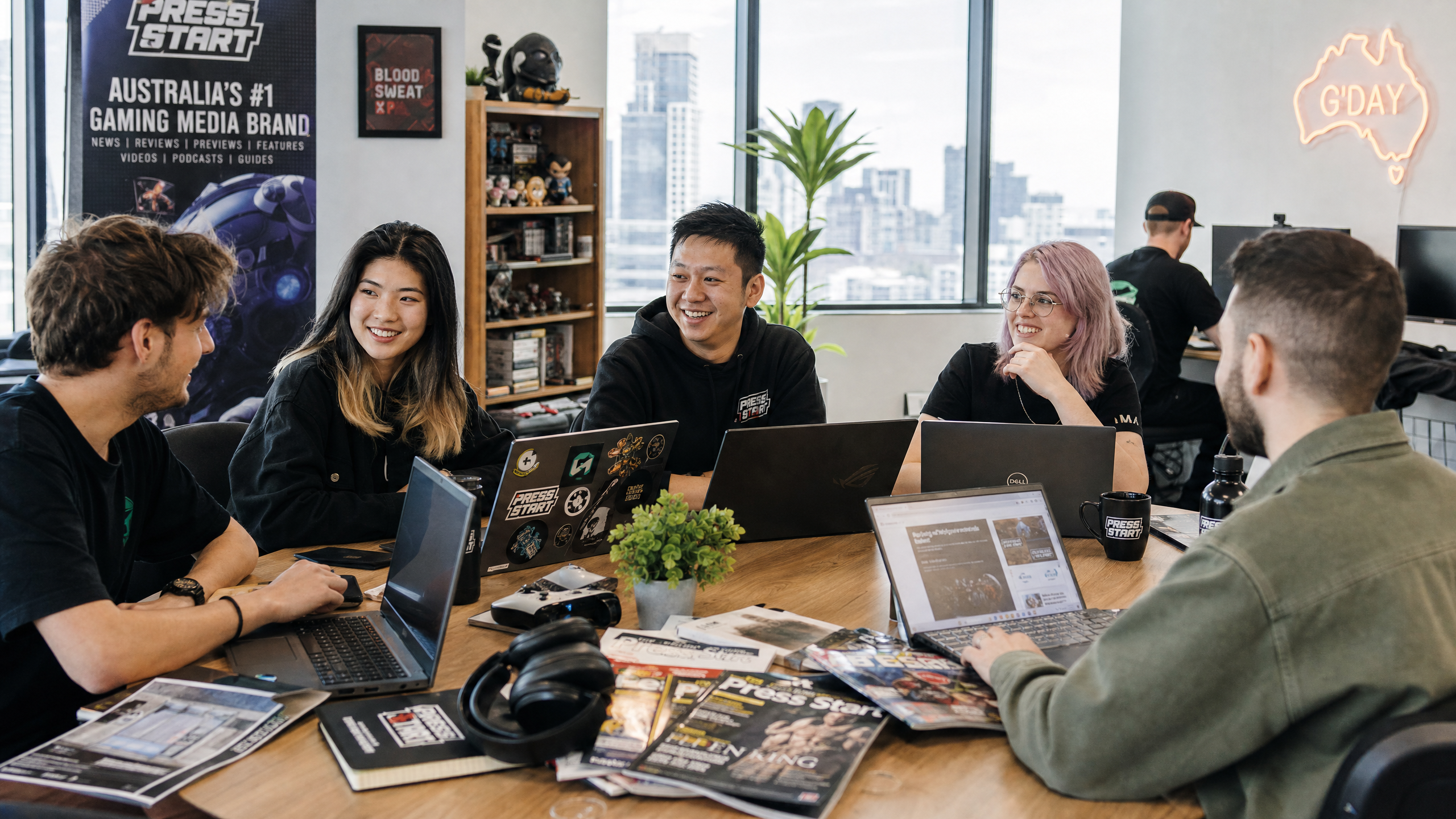 FragTourney team in Sydney office